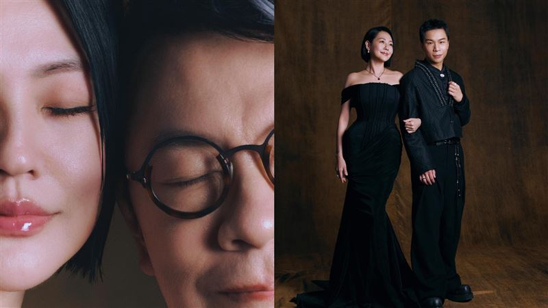 小S與蔡康永及派翠克的定裝合照