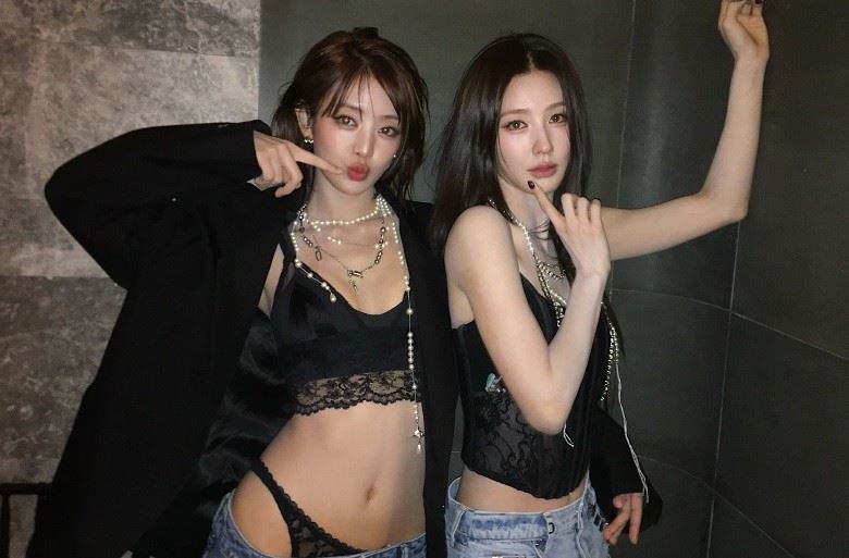 Minnie與Miyeon合照