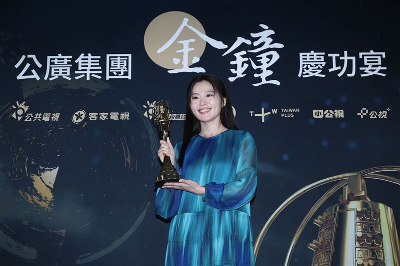 楊小黎在金鐘典禮現場