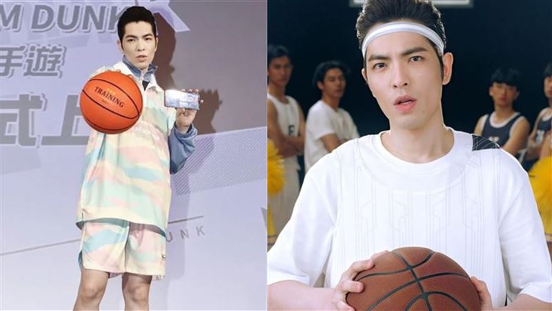 蕭敬騰籃球照