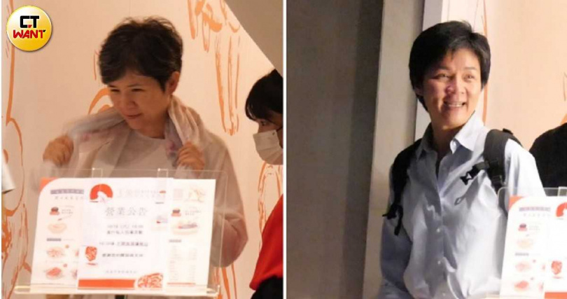 許雅鈞護送母親出門