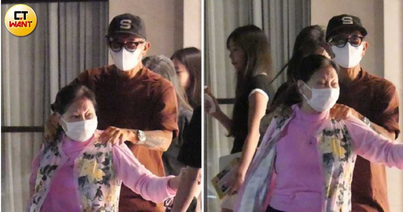 小S媽媽與具俊曄離場