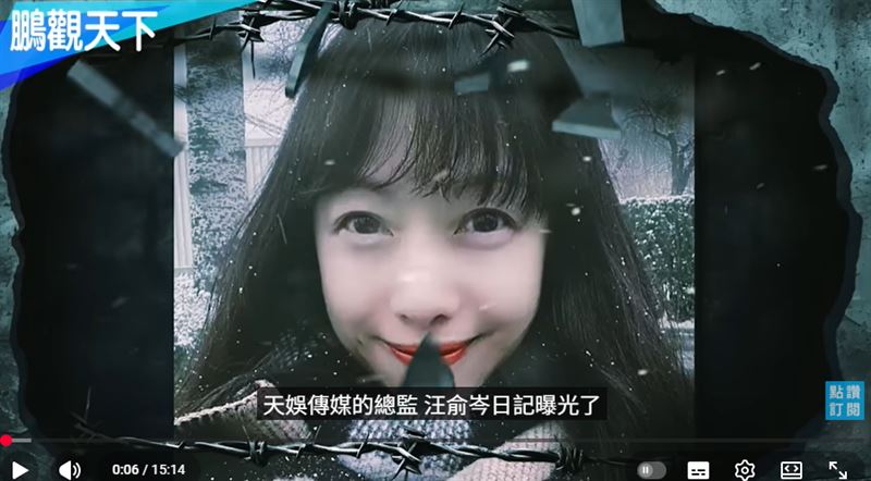 汪俞岑日記與貼文被挖出