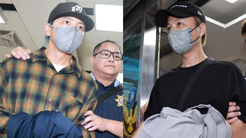 Energy謝坤達(左)、張書偉(右)爆發閃兵。(圖/記者鄭孟晃攝影)