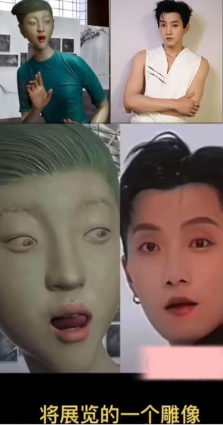 雕像照片,與范世錡相似