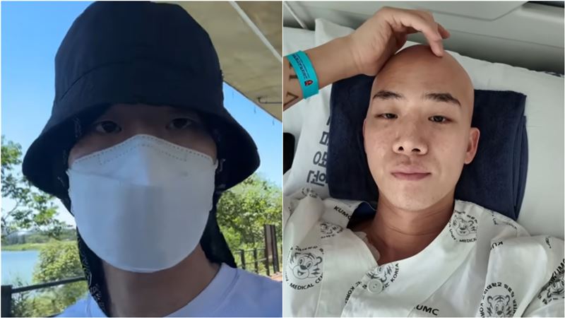 车炫承治疗中的画面