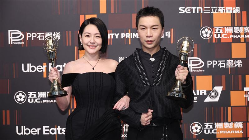 金鐘獎頒獎典禮上小S與派翠克同框合照