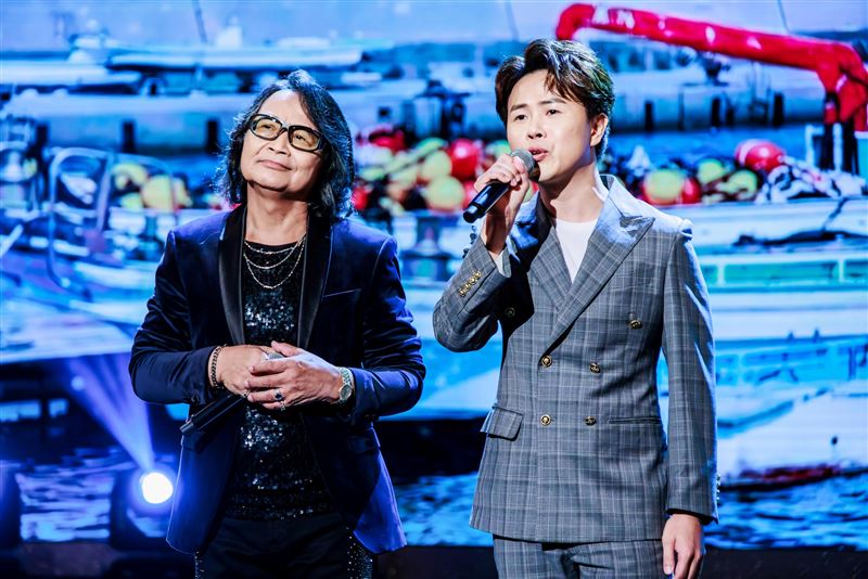 沈文程與陳孟賢20年前緣分照片