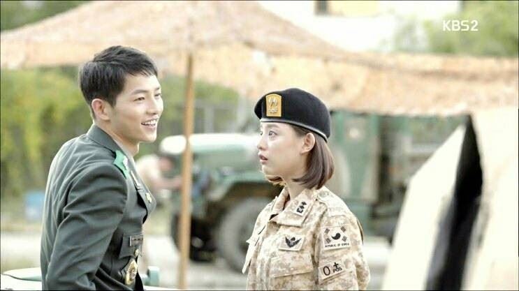 太陽的後裔相關互動畫面