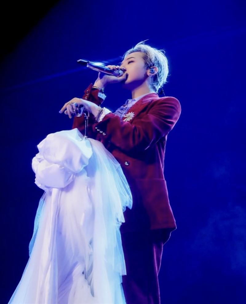 天王GD返台開唱。(圖/翻攝自IG)