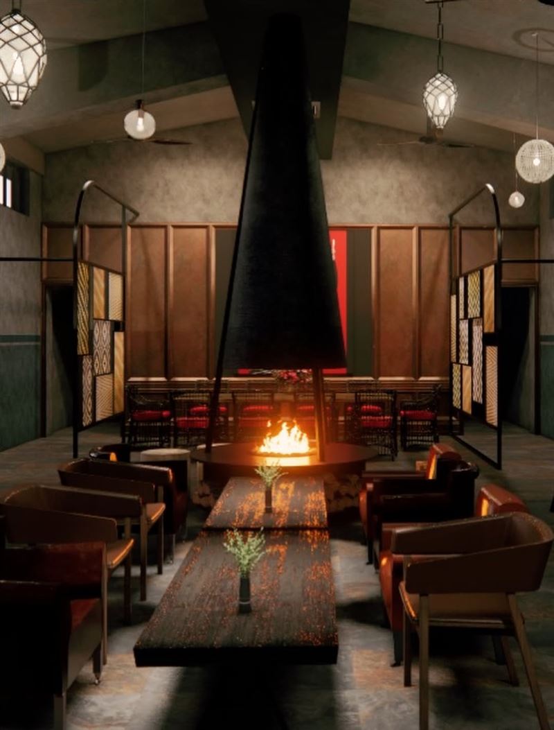 店铺工位与吧台