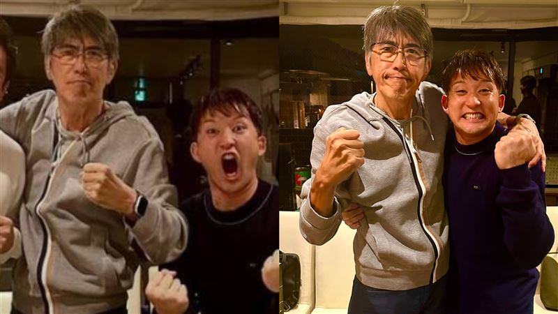 石橋貴明出席OB會的近照