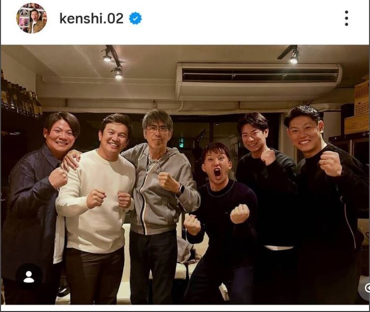 杉谷拳士與石橋貴明近照