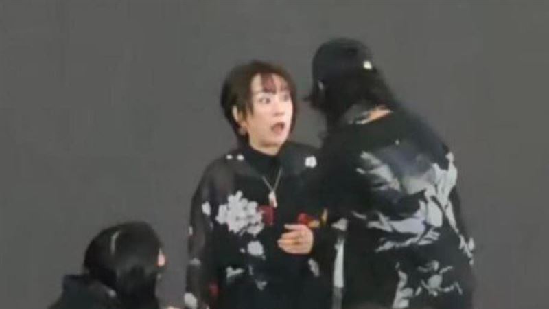 大槻真希被斷電畫面