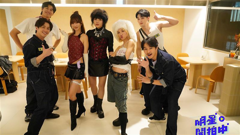 明星開拍中主視覺