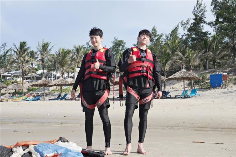 田柾國與Winter在節目中的互動