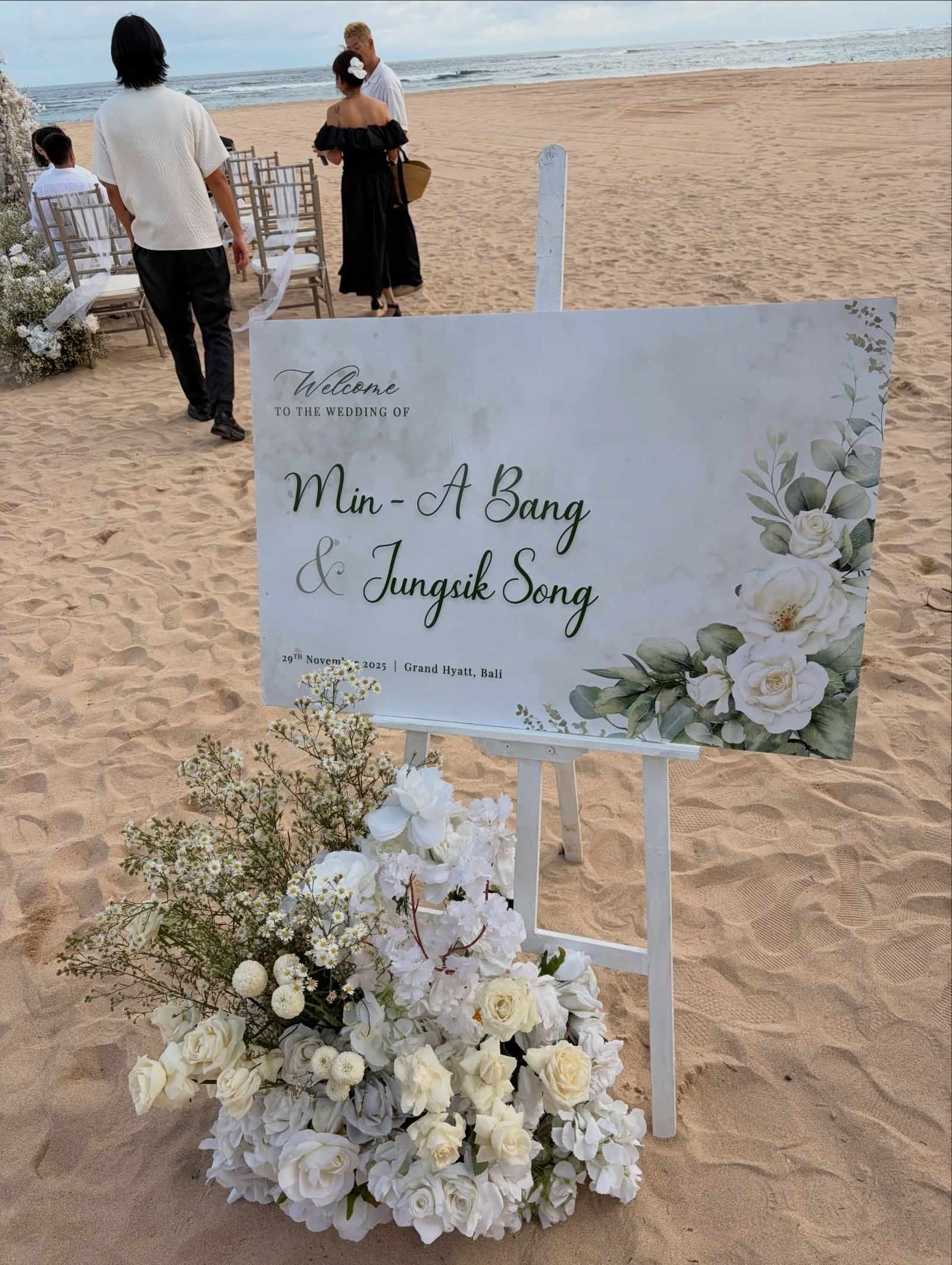 婚禮現場甜蜜畫面