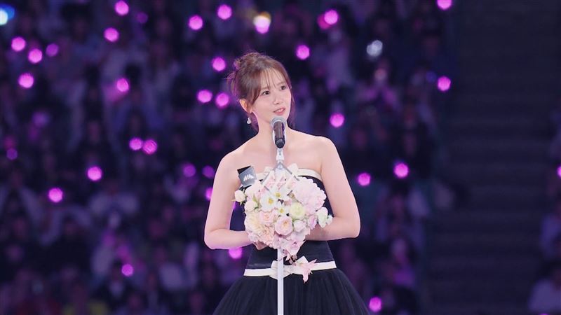 潤娥切換中文發表感言