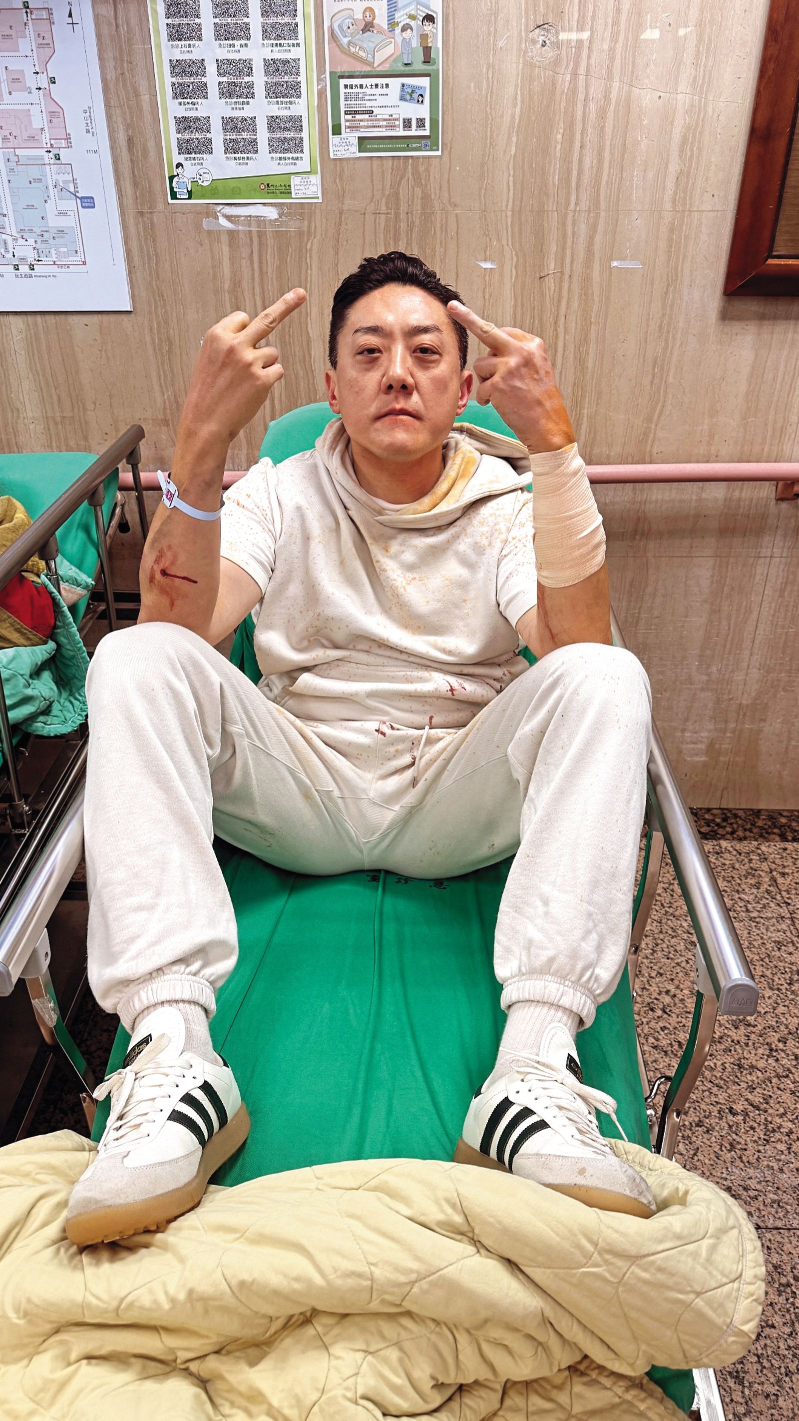 夏天倫被攻擊後在IG發文