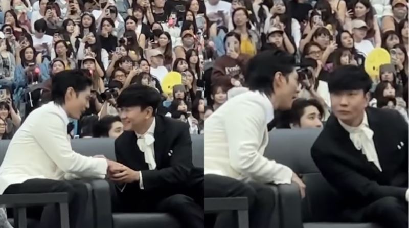 朴寶劍與林俊傑互動